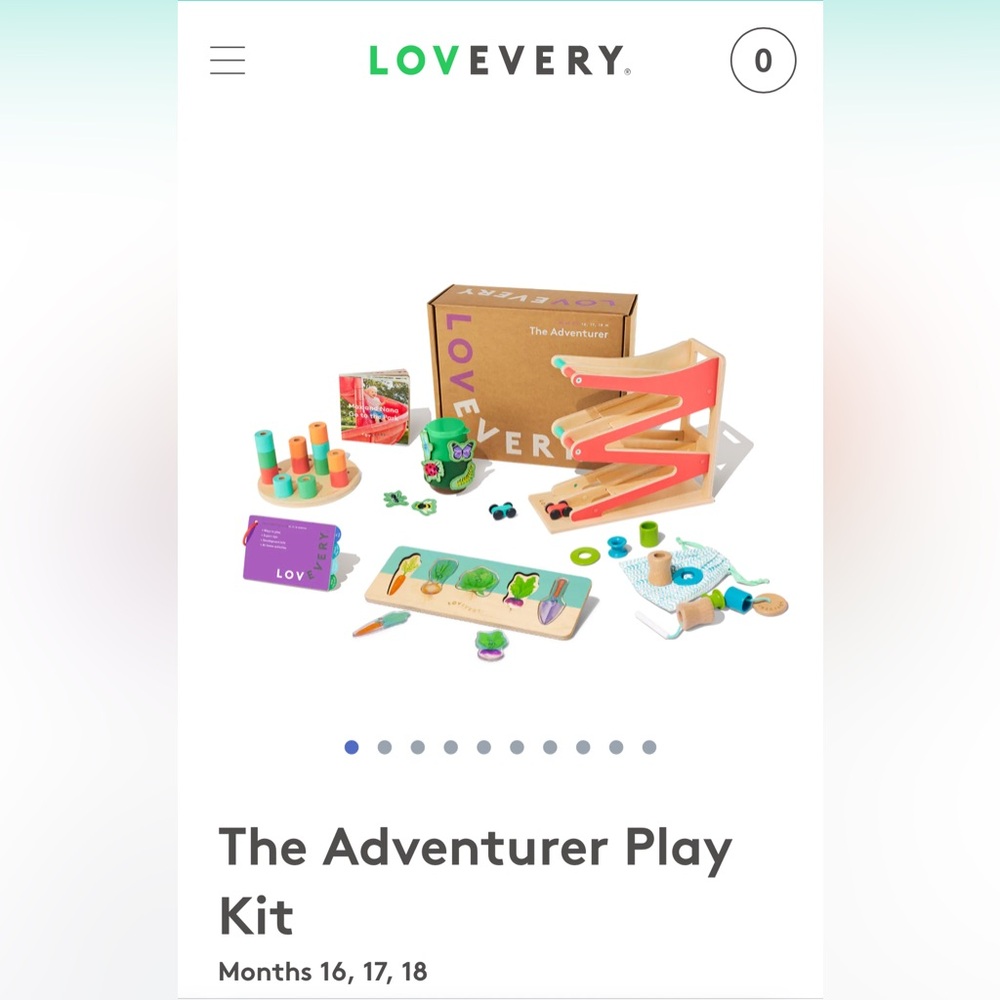 Lovevery in original box The Pioner/Adventurer